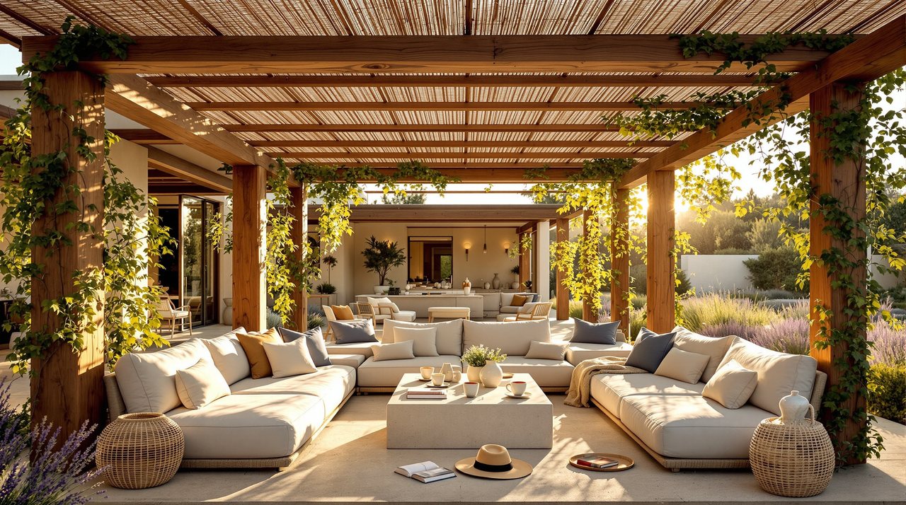 Render de concepto: Lounge exterior